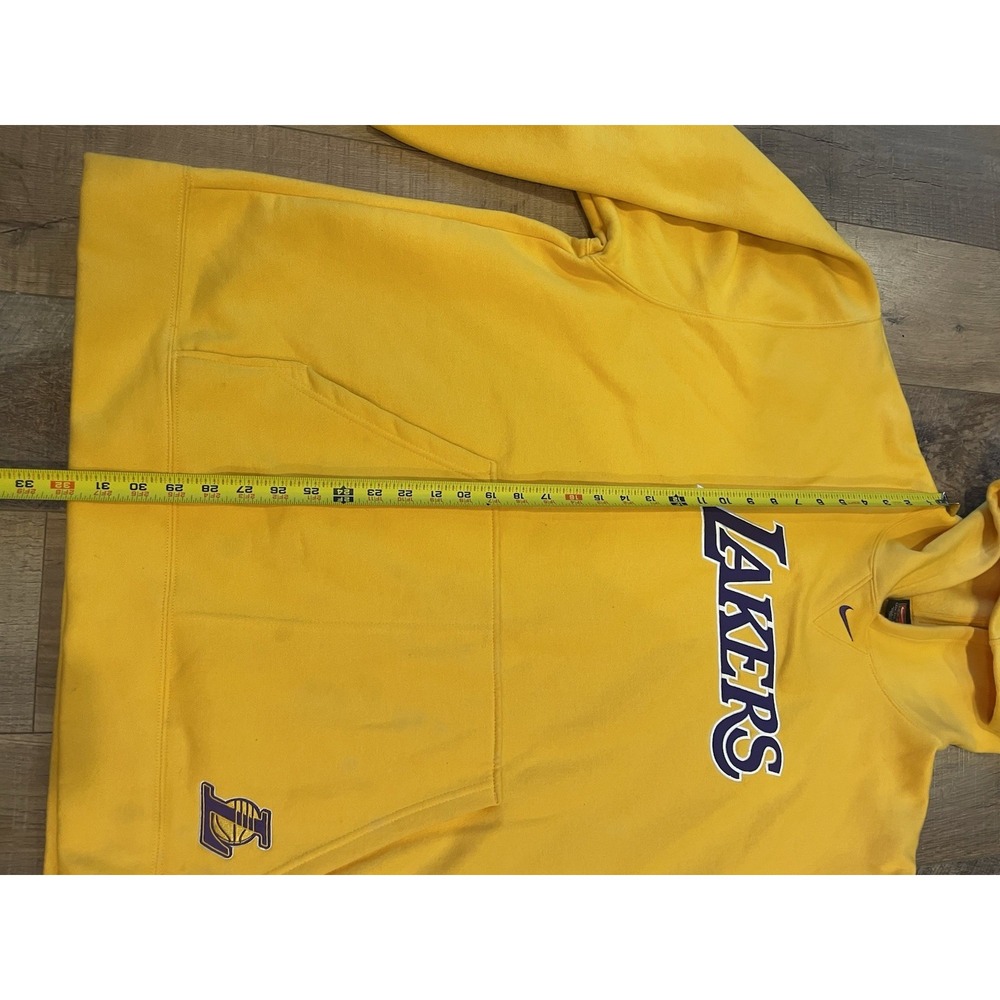 LA Lakers Nike Team Hoodie | Vintage 90s 2000s NBA Basketball Sportswear XXL VTG - Picture 3 of 5